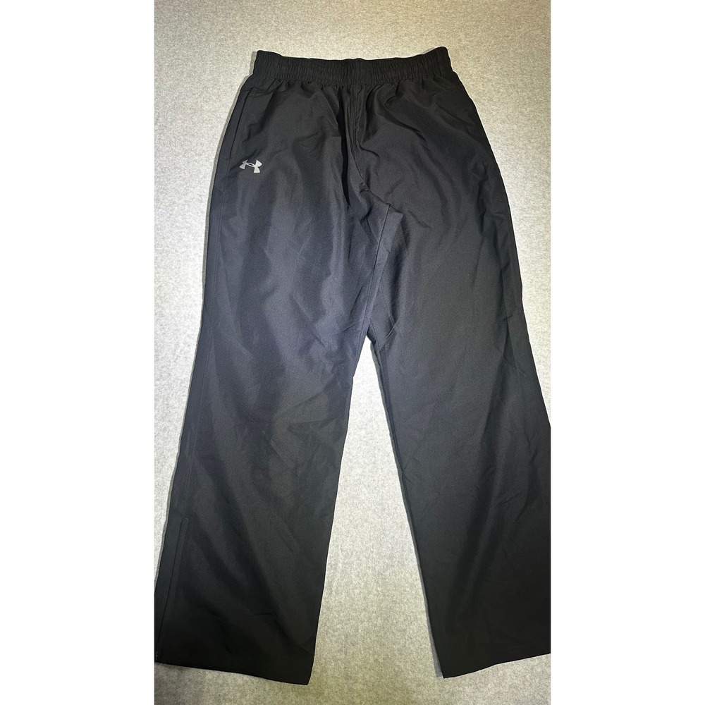 Under Armour Mens HeatGear Loose Straight Leg Training Pants Black Large NEW